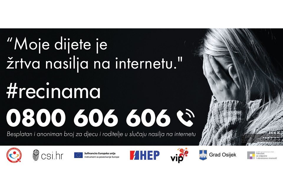 Besplatni telefon za pomoć i podršku u slučaju nasilja na internetu