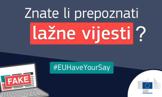 Europska komisija provodi javno savjetovanje o lažnim vijestima