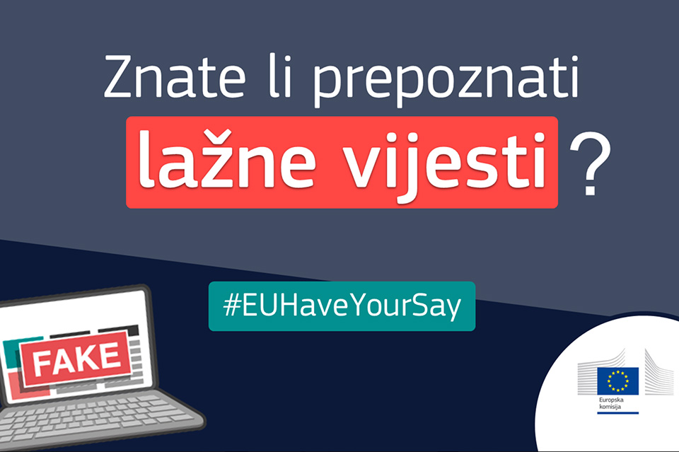 Europska komisija provodi javno savjetovanje o lažnim vijestima