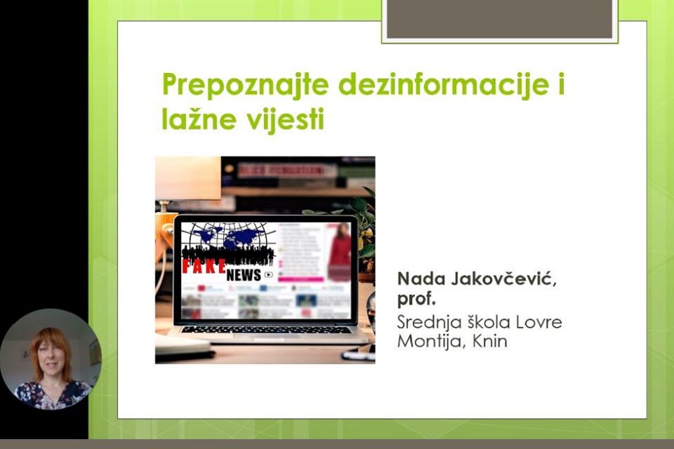 Video lekcija: Prepoznajte dezinformacije i lažne vijesti