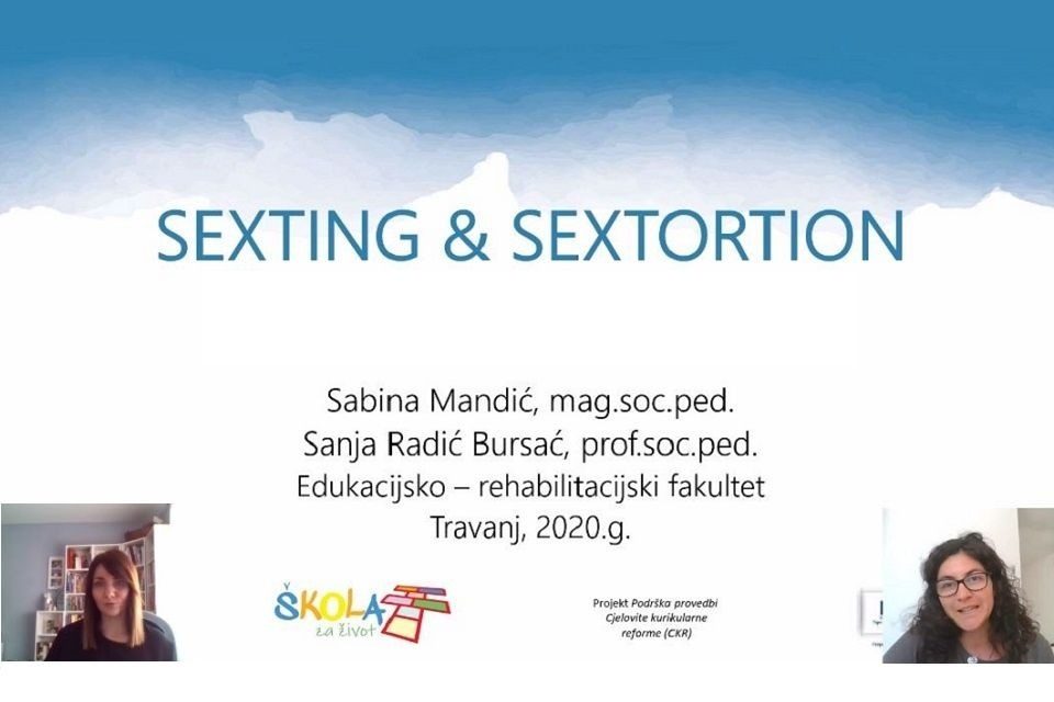 Video lekcije: Sexting i sextortion