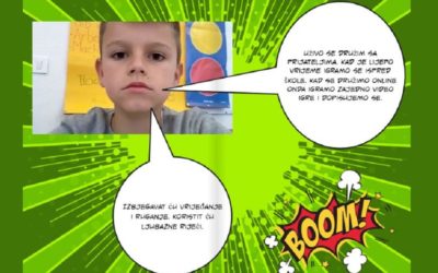 Druženje uživo i online: digitalna strip-knjiga učenika 2. razreda