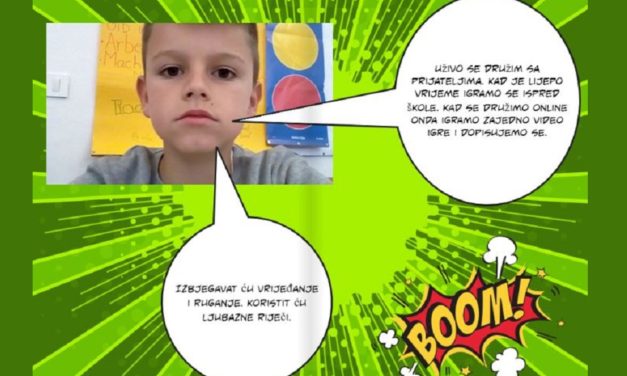 Druženje uživo i online: digitalna strip-knjiga učenika 2. razreda