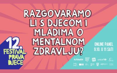 Panel o mentalnom zdravlju djece i mladih tijekom pandemije