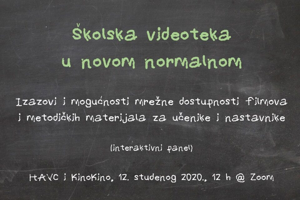 Panel o filmu u nastavi i predstavljanje novih filmsko-obrazovnih platformi