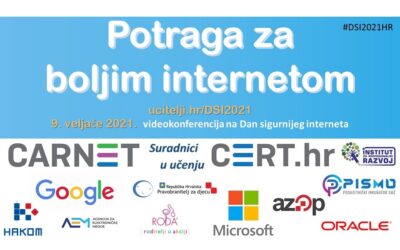 Videokonferencija i interaktivna igra na Dan sigurnijeg interneta