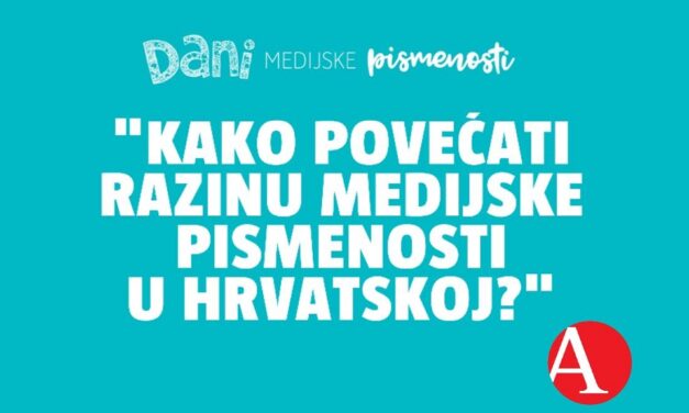 Panel o medijskoj pismenosti u Hrvatskoj – uživo i online