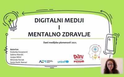 Video lekcija: Digitalni mediji i mentalno zdravlje