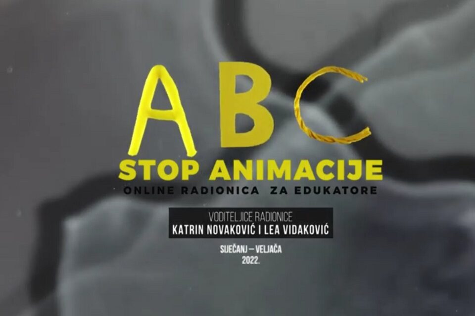 Besplatne online radionice stop animacije za nastavnike i odgojitelje