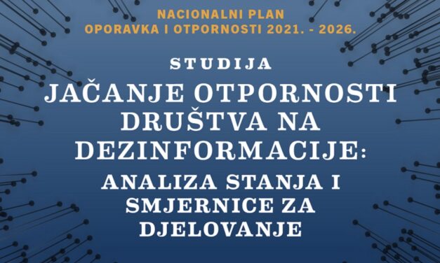 Studija o dezinformacijama s analizom globalnih trendova i stanja u Hrvatskoj