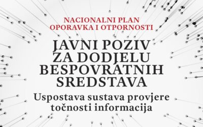 Objavljen javni poziv za uspostavu sustava provjere točnosti informacija