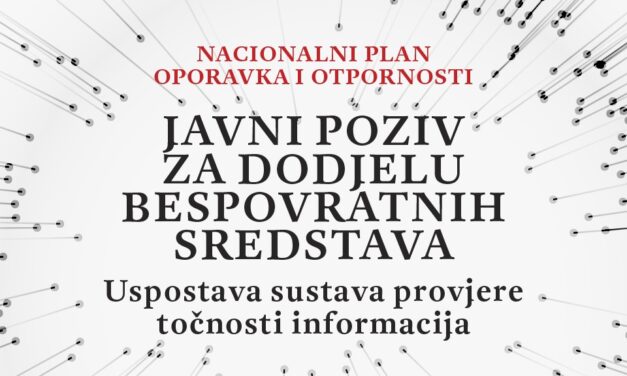 Objavljen javni poziv za uspostavu sustava provjere točnosti informacija