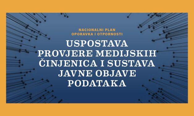 Javno savjetovanje o mjeri uspostave sustava provjere medijskih činjenica