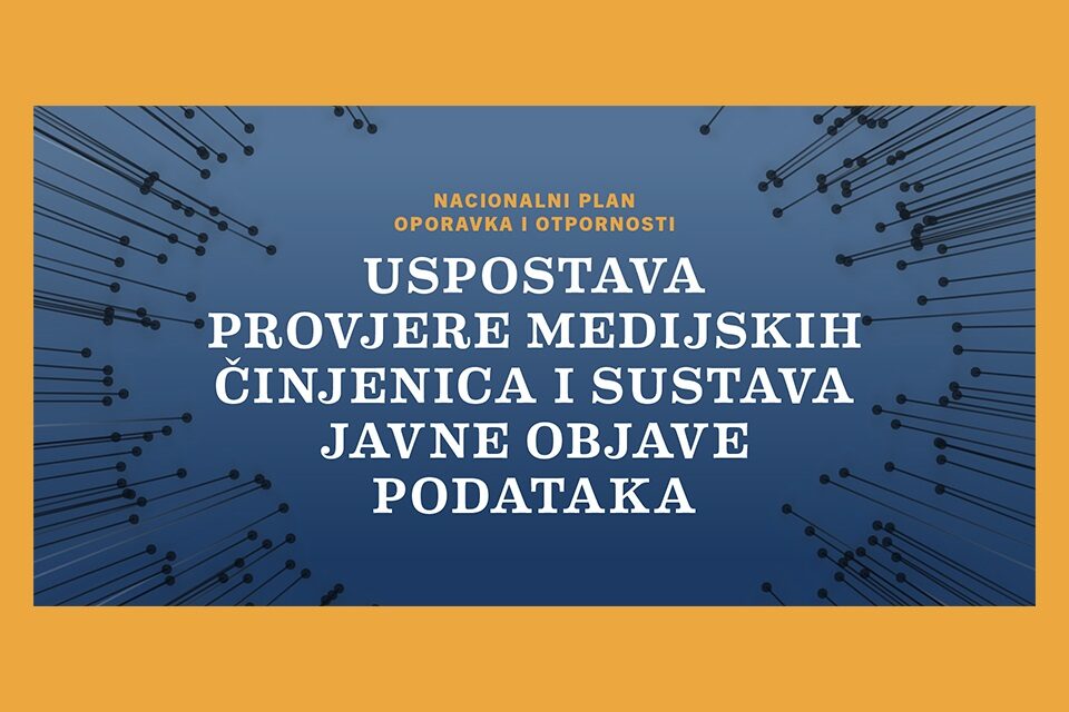 Javno savjetovanje o mjeri uspostave sustava provjere medijskih činjenica