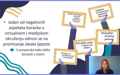 Videolekcija o utjecaju društvenih mreža na zadovoljstvo vlastitim izgledom