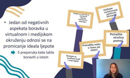 Videolekcija o utjecaju društvenih mreža na zadovoljstvo vlastitim izgledom