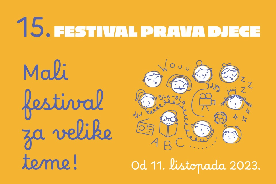 15. Festival prava djece u fokus stavlja slobodno vrijeme djece i mladih