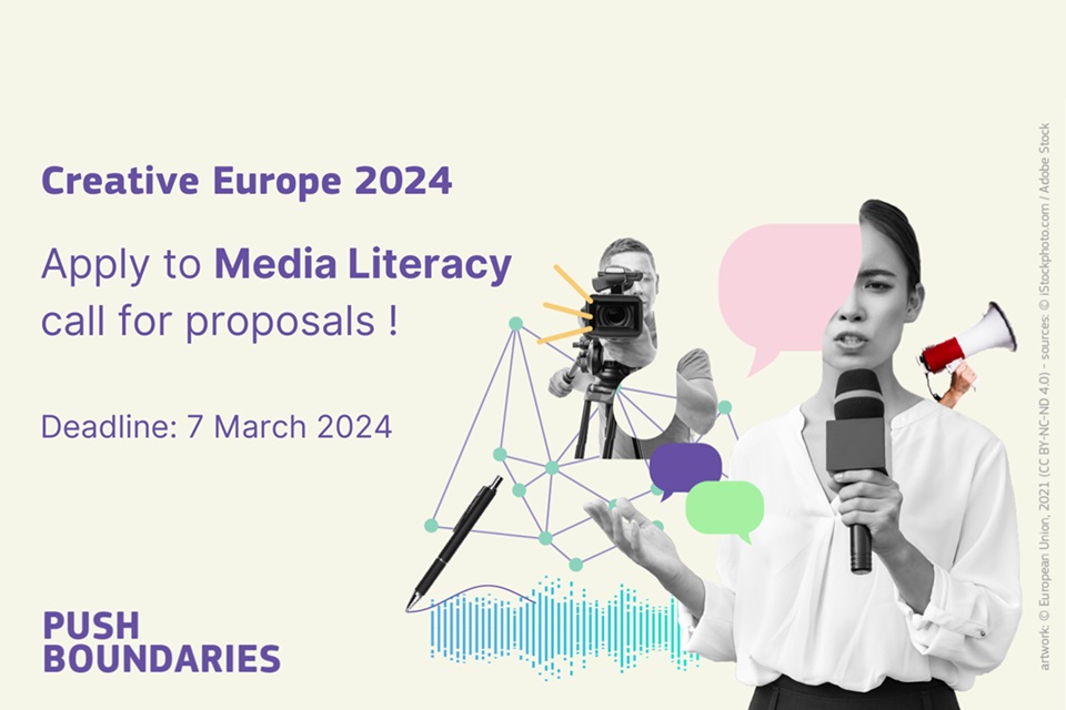 Poziv Europske komisije za Potporu medijskoj pismenosti za 2024.