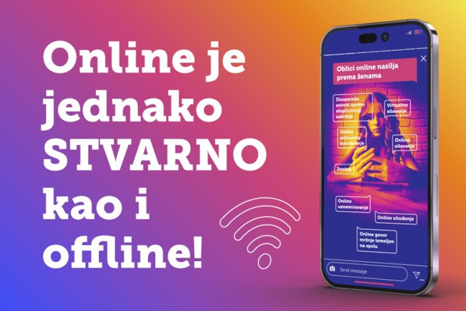 Nacionalna kampanja podizanja svijesti o online nasilju prema ženama