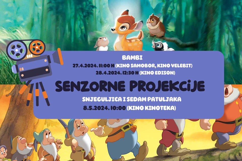 Disneyevi kasici na senzornim projekcijama u 4 grada