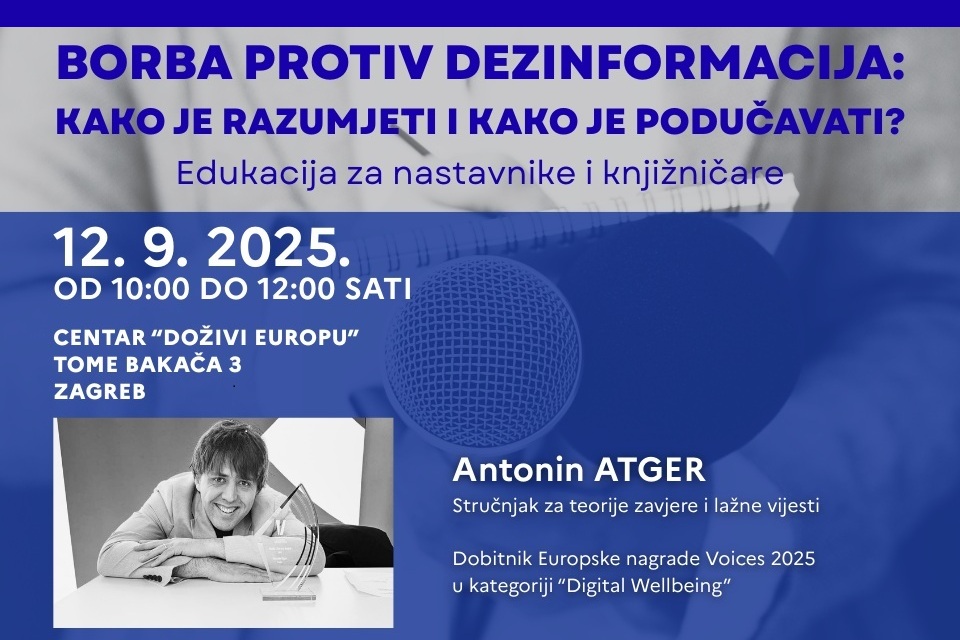 Kako podučavati o dezinformacijama? Edukacija za nastavnike i knjižničare