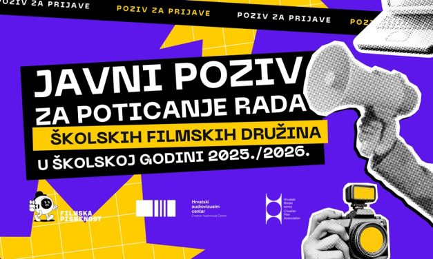 Javni poziv za poticanje rada školskih filmskih družina u 2025./2026.