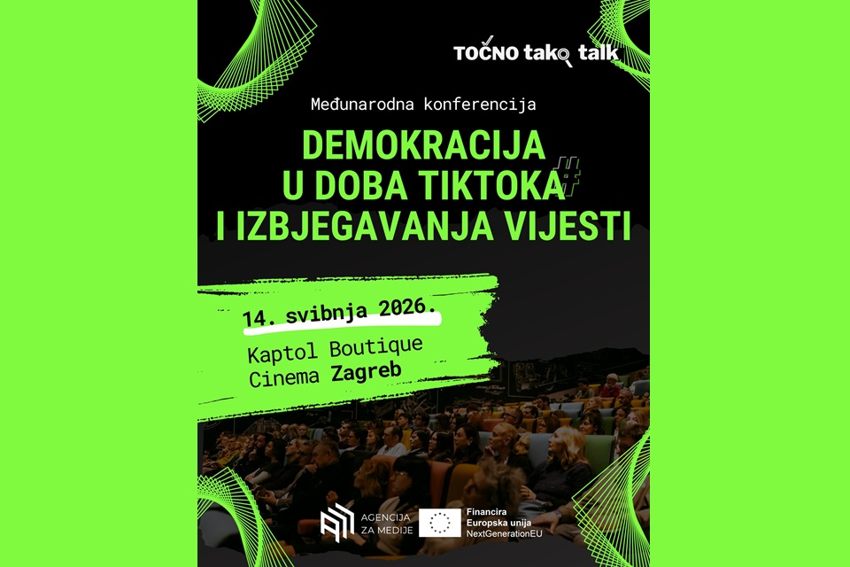 Konferencija u Zagrebu: Demokracija u doba Tik Toka i izbjegavanja vijesti