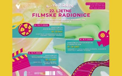 Prijave za 22. ljetne filmske radionice u VANIMI