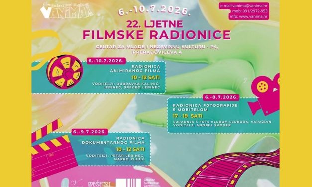 Prijave za 22. ljetne filmske radionice u VANIMI