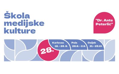 Prijave za Školu medijske kulture “Dr. Ante Peterlić” u Osijeku